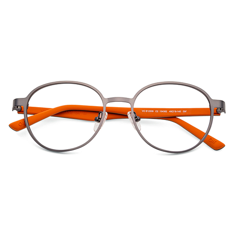 Lenskart Air Online Mid Gunmetal Full Rim Round left side