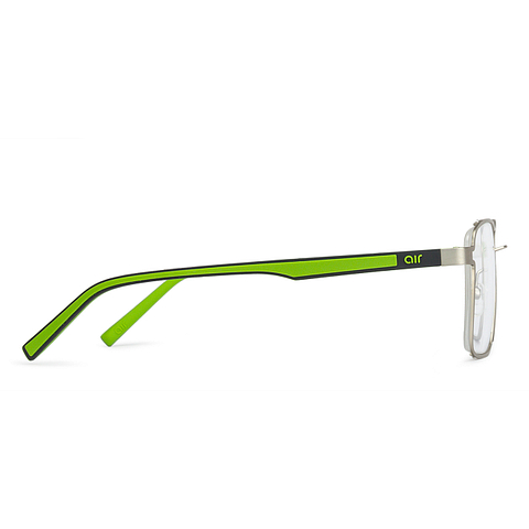 Lenskart Air Online Mid Gunmetal Full Rim Square left side