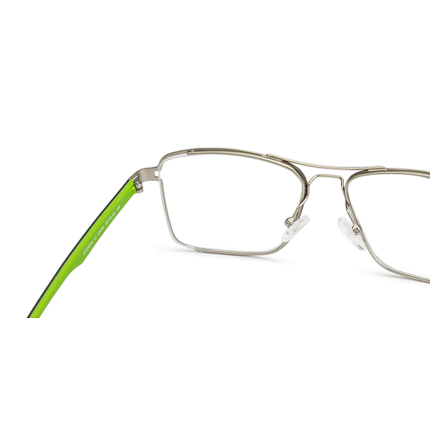 Lenskart Air Online Mid Gunmetal Full Rim Square right side