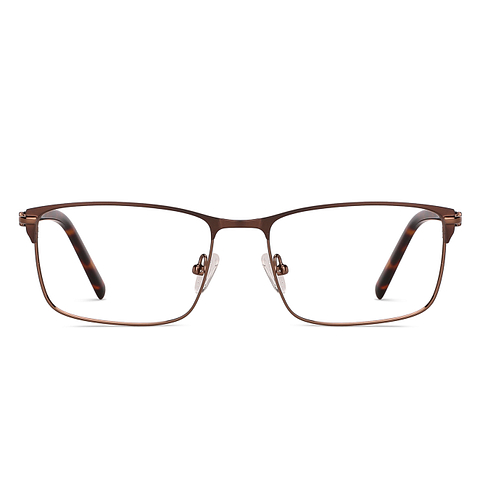 Vincent Chase Online Matte Brown Full Rim Rectangle left side