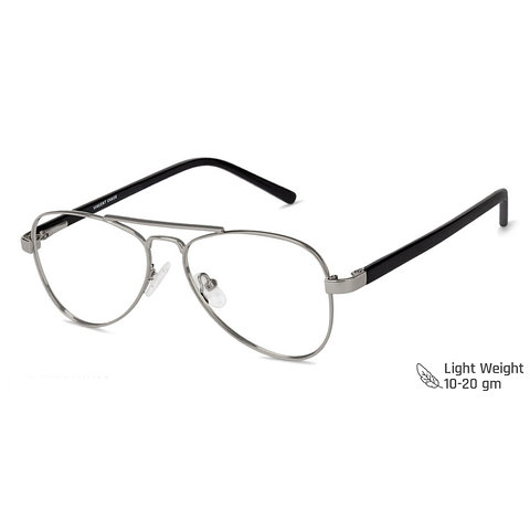 Vincent Chase Online Silver Full Rim Aviator right side