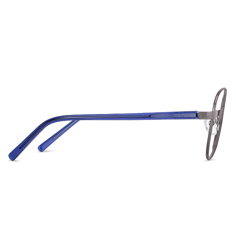 Vincent Chase Online Mid Gunmetal Full Rim Aviator left side