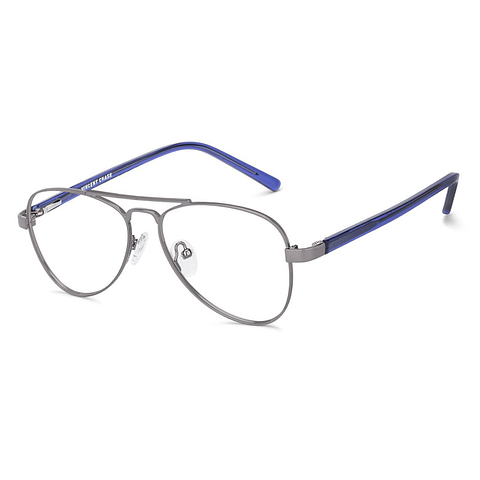 Vincent Chase Online Mid Gunmetal Full Rim Aviator right side
