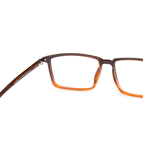 Lenskart Air Online Brown Transparent Full Rim Rectangle left side