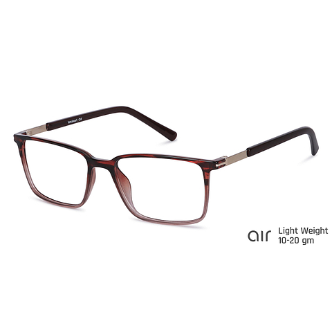 Lenskart Air Online Light Brown Full Rim Rectangle right side