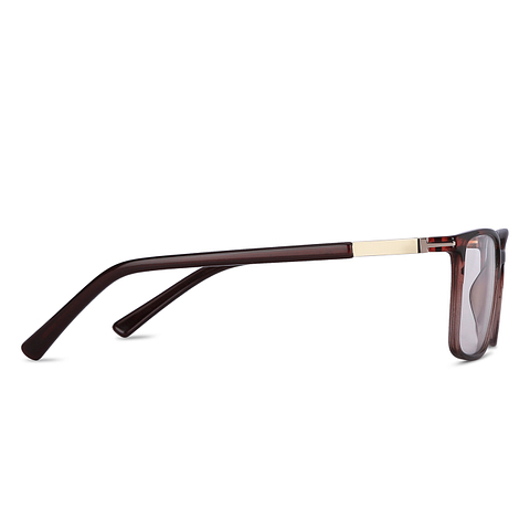 Lenskart Air Online Light Brown Full Rim Rectangle left side