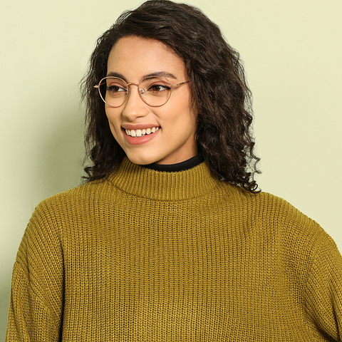 Vincent Chase Online Gold Full Rim Round left side