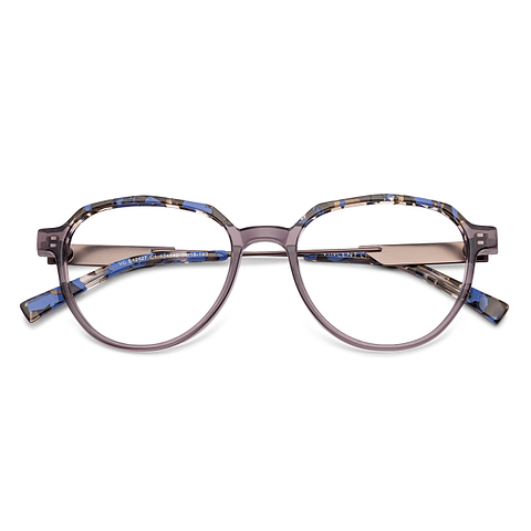 Vincent Chase Online Gray Transparent Full Rim Geometric left side