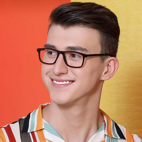 Vincent Chase Online Light Brown Full Rim Rectangle right side