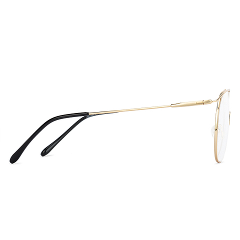 Vincent Chase Online Golden Half Rim Aviator right side