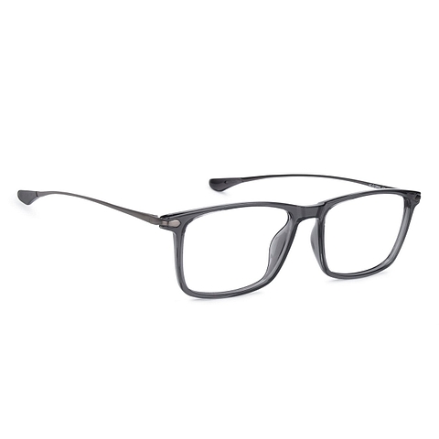 Lenskart Air Online Grey Transparent Full Rim Rectangle left side