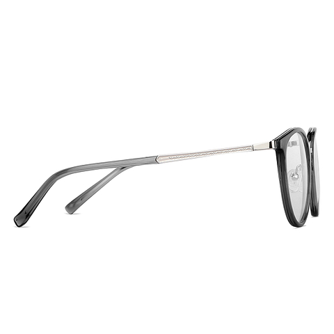 Lenskart Air Online Silver Full Rim Round left side