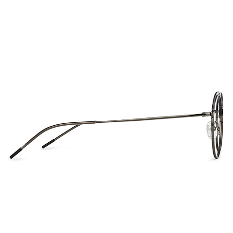 Vincent Chase Online Dark Gunmetal Full Rim Round right side