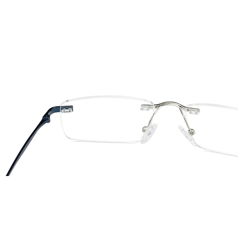 Vincent Chase Online Silver Rimless Rectangle right side