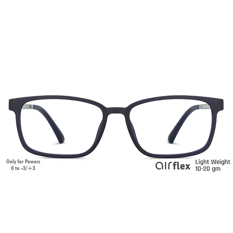 Lenskart Air Online Sky Blue Full Rim Rectangle left side