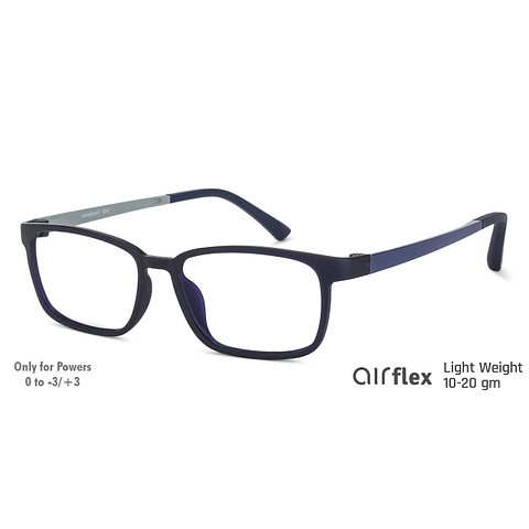 Lenskart Air Online Sky Blue Full Rim Rectangle right side