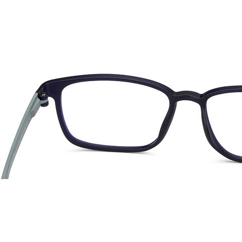 Lenskart Air Online Sky Blue Full Rim Rectangle right side