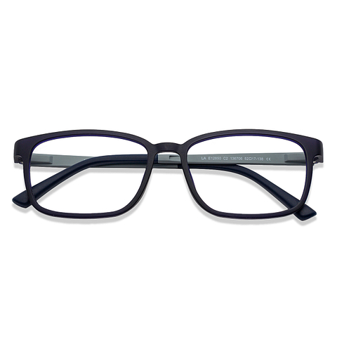 Lenskart Air Online Sky Blue Full Rim Rectangle left side