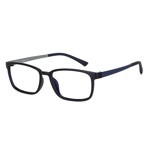 Lenskart Air LA Blue Full Rim Rectangle left side