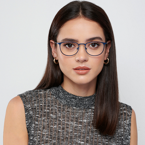 Lenskart Air Screen Glasses Black Full Rim Rectangle left side