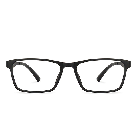 Lenskart Air Screen Glasses Black Full Rim Rectangle left side