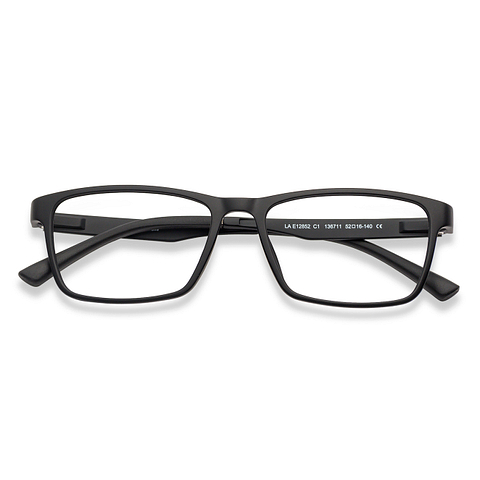 Lenskart Air Screen Glasses Black Full Rim Rectangle left side