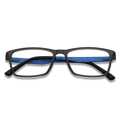 Lenskart Air Screen Glasses Black Full Rim Rectangle left side
