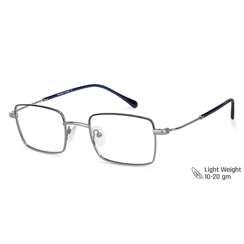 Vincent Chase Online Gunmetal Blue Full Rim Rectangle right side