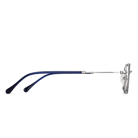Vincent Chase Online Mid Gunmetal Full Rim Rectangle right side