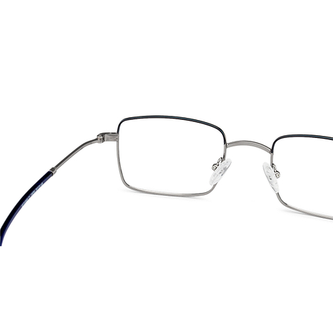 Vincent Chase Online Gunmetal Blue Full Rim Rectangle left side