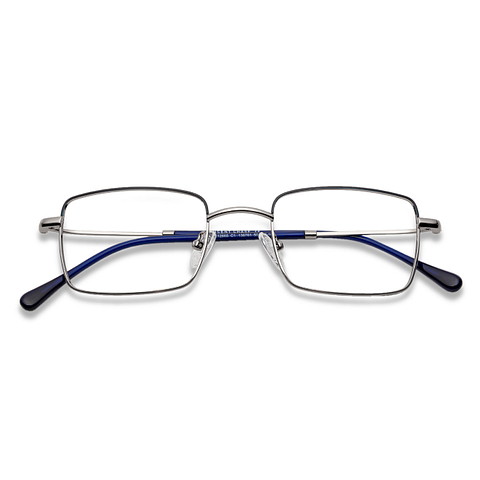 Vincent Chase Online Gunmetal Blue Full Rim Rectangle right side