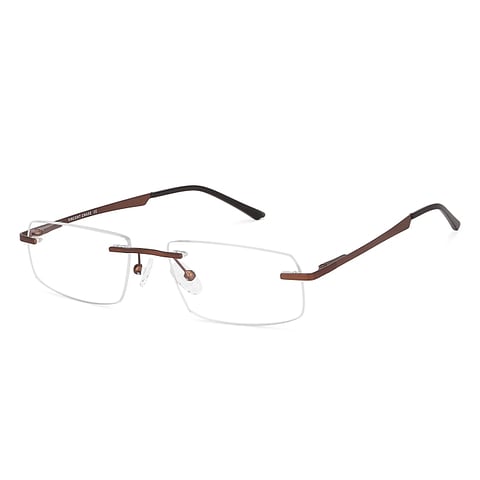 Vincent Chase Online Light Brown Rimless Rectangle right side