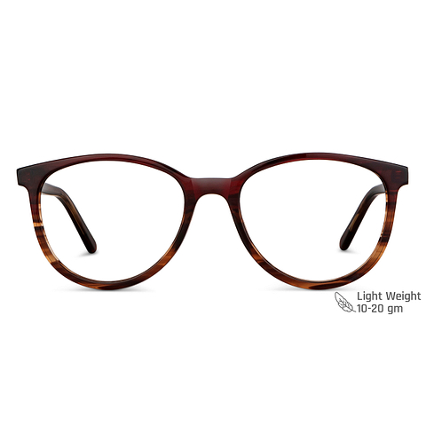 Vincent Chase Online Light Brown Full Rim Cat Eye left side