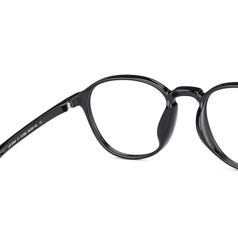 Lenskart Air Online Black Full Rim Round right side