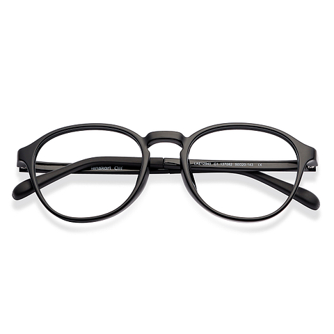 Lenskart Air Online Black Full Rim Round left side
