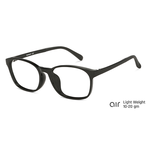 Lenskart Air Online Black Full Rim Square right side