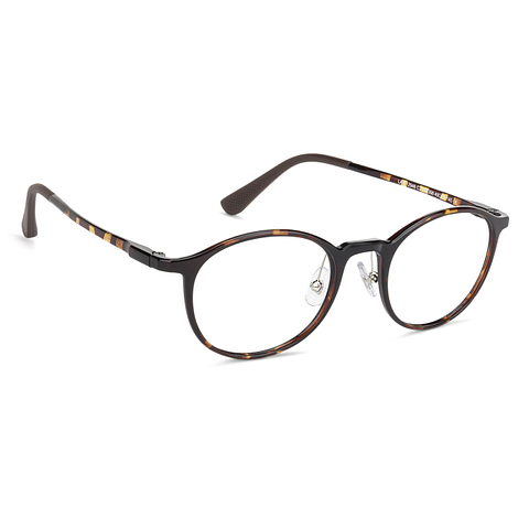 Lenskart Air Online Light Brown Full Rim Round left side