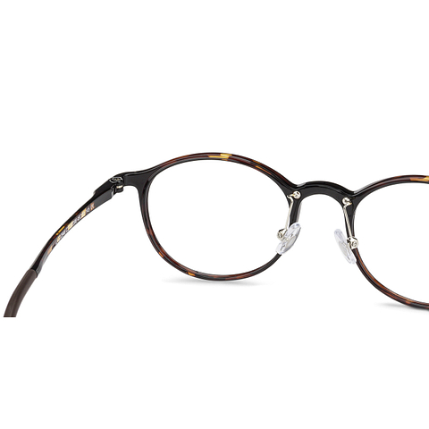 Lenskart Air Online Light Brown Full Rim Round left side