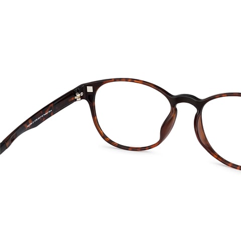 Lenskart Air Online Matte Tortoise Full Rim Round left side