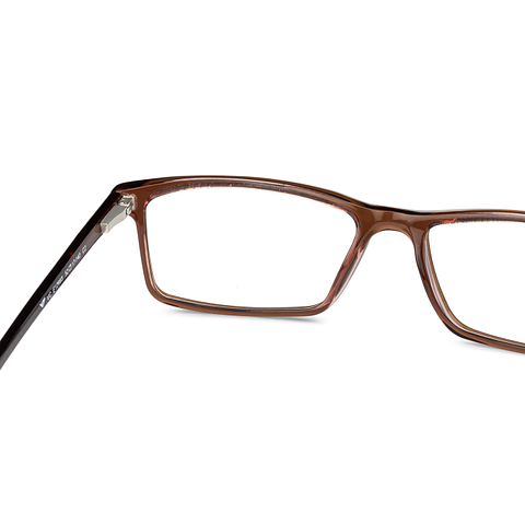 Vincent Chase Online Brown Transparent Full Rim Rectangle left side