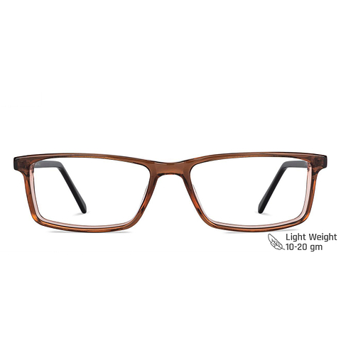Vincent Chase Online Brown Transparent Full Rim Rectangle left side