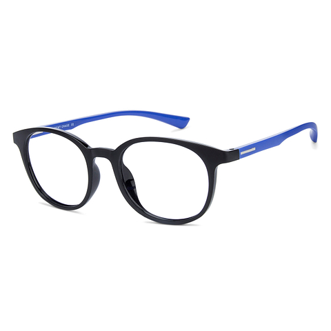 Vincent Chase Online Black Full Rim Round left side