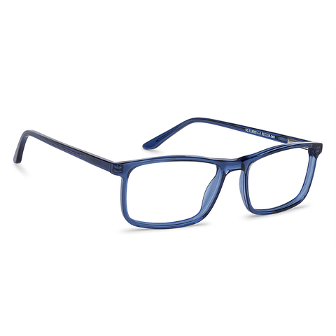 Vincent Chase Online Blue Transparent Full Rim Rectangle left side