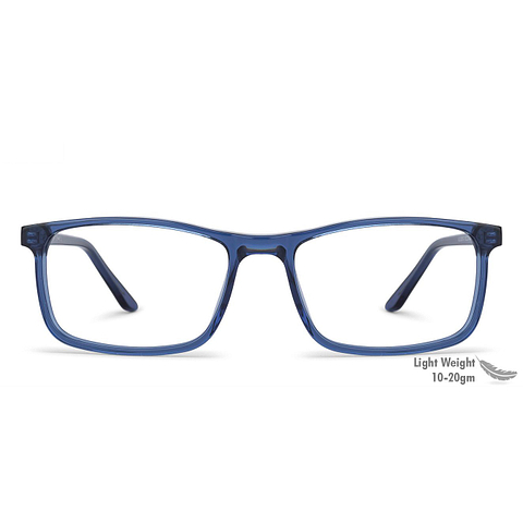 Vincent Chase Online Blue Transparent Full Rim Rectangle left side