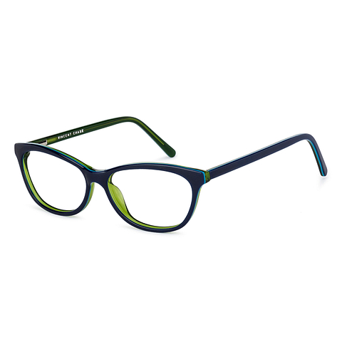 Vincent Chase Online Sky Blue Full Rim Cat Eye left side