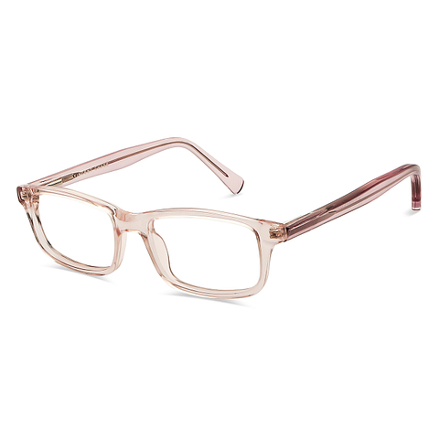 Vincent Chase Online Pink Transparent Full Rim Rectangle left side