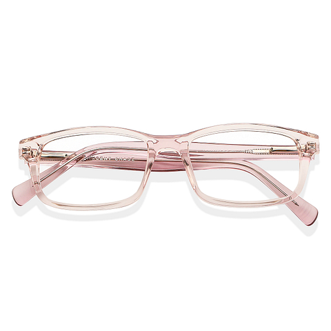 Vincent Chase Online Pink Transparent Full Rim Rectangle right side