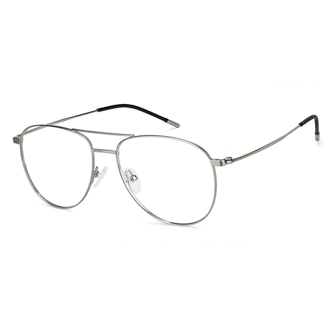 Vincent Chase Online Silver Full Rim Aviator left side