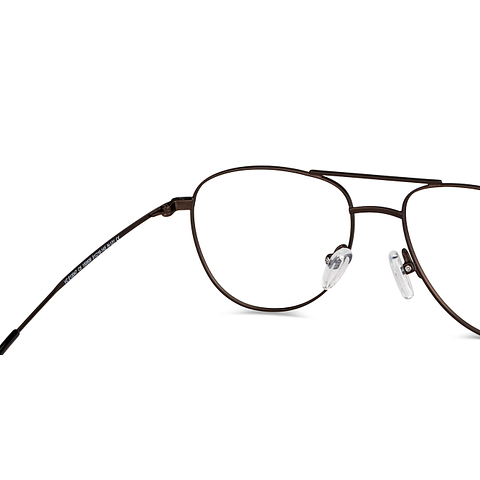 Vincent Chase Online Light Brown Full Rim Aviator right side