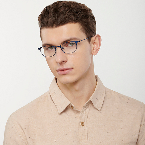 Vincent Chase Online Sky Blue Full Rim Cat Eye right side
